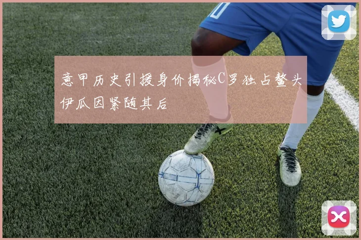意甲历史引援身价揭秘C罗独占鳌头伊瓜因紧随其后